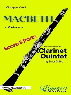 cover image of Macbeth--Clarinet Quintet (parts & score)